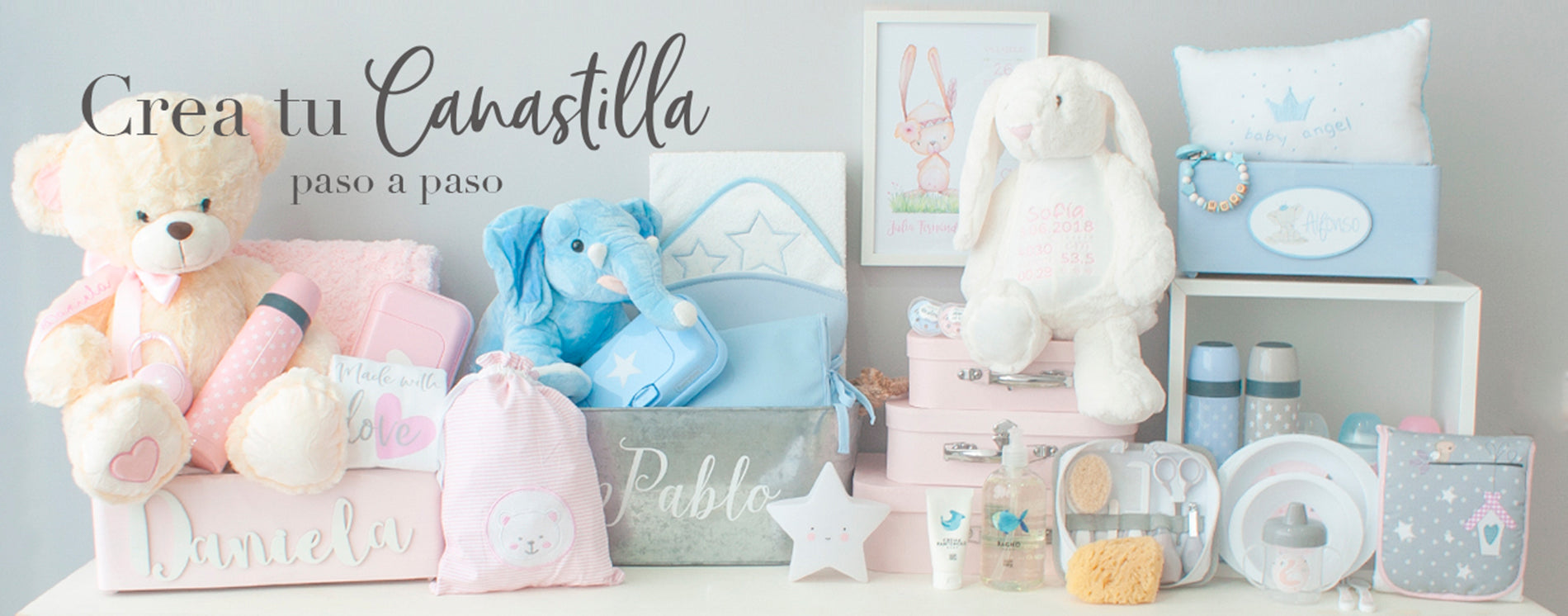 Canastillas de bebe a medida - Regalos personalizados