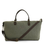Bolsa-viaje-personalizada-Dakar-verde-kaki-bordado-topo