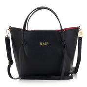 Bolso-piel-personalizado-Versalles-negro-bordado-asa-larga