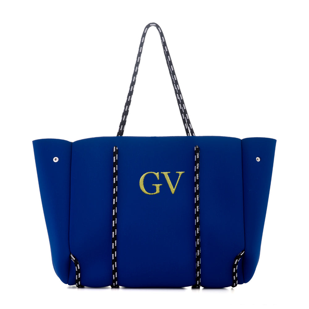 Bolso-personalizado-neopreno--hawai-azul-klein-bordado