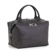 Bolso-piel-personalizado-Elba-marron-lateral-bordado