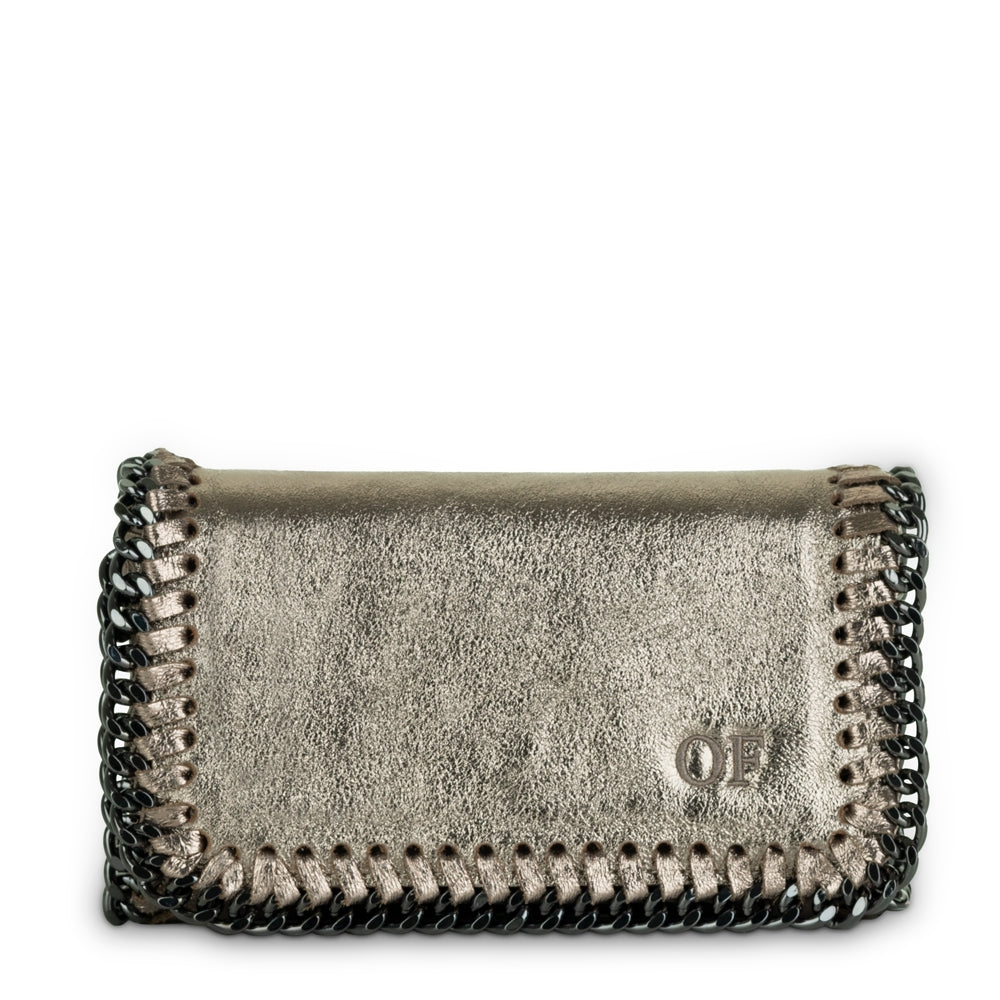 Bolso-piel-personalizado-Melrose-bronce-bordado