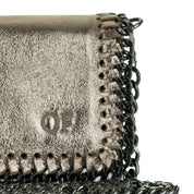 Bolso-piel-personalizado-Melrose-bronce-cadena-bordado-detalle