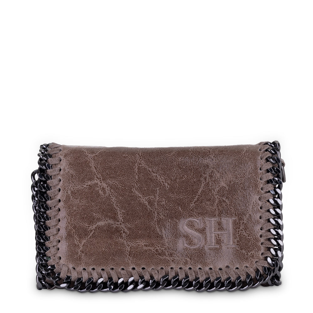 Bolso-piel-personalizado-Melrose-topo-oscuro-bordado