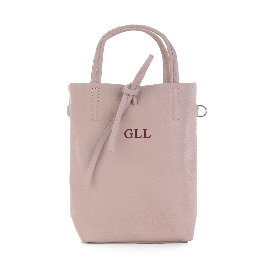 Bolso-piel-personalizado-Sagara-mini-rosa-nude-bordado
