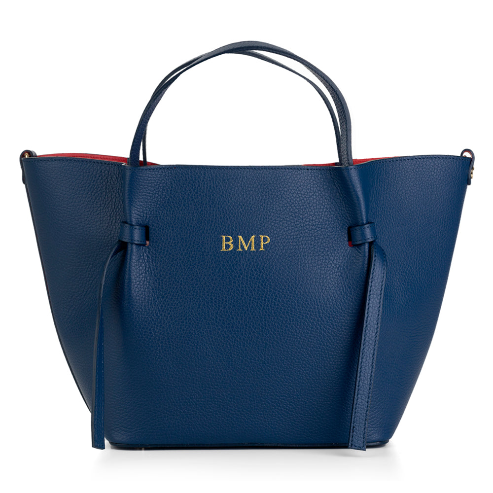 Bolso-piel-personalizado-Versalles-azul-bordado