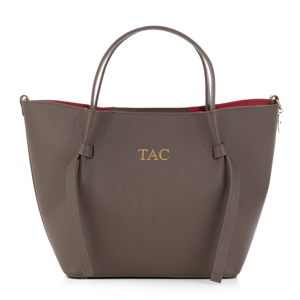 Bolso-piel-personalizado-Versalles-topo-oscuro-bordado