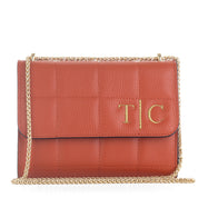 Bolso-piel-personzalizado-San-Marino-naranja-bordado