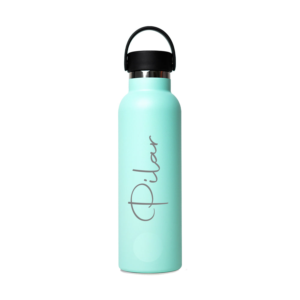 Botella-termo-personalizada-lux-mint-nombre-iniciales