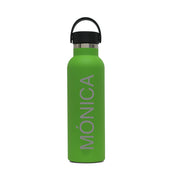 Botella-termo-personalizada-lux-verde nombre-iniciales