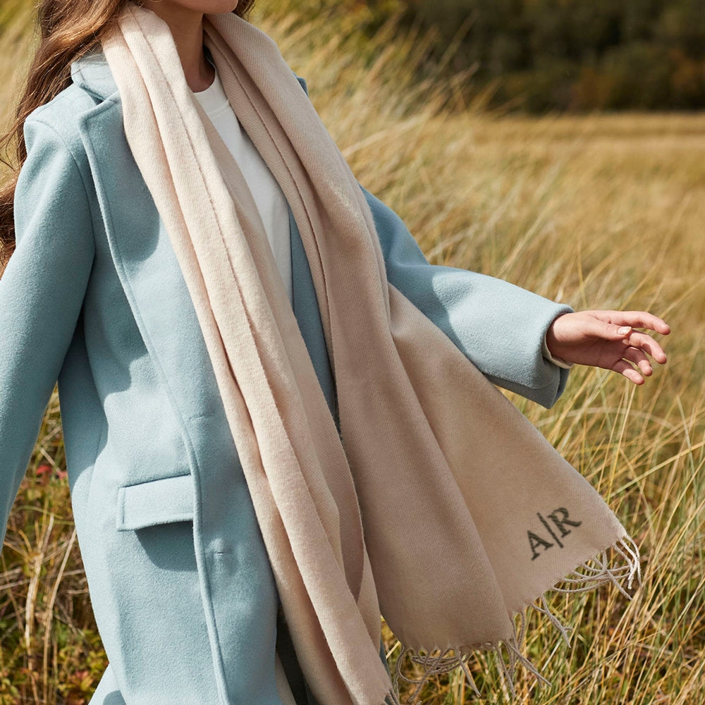 Bufanda-personalizada-lisa-beige-life