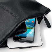 Cartera-mano-personalizada-Columbia-negro-detalle