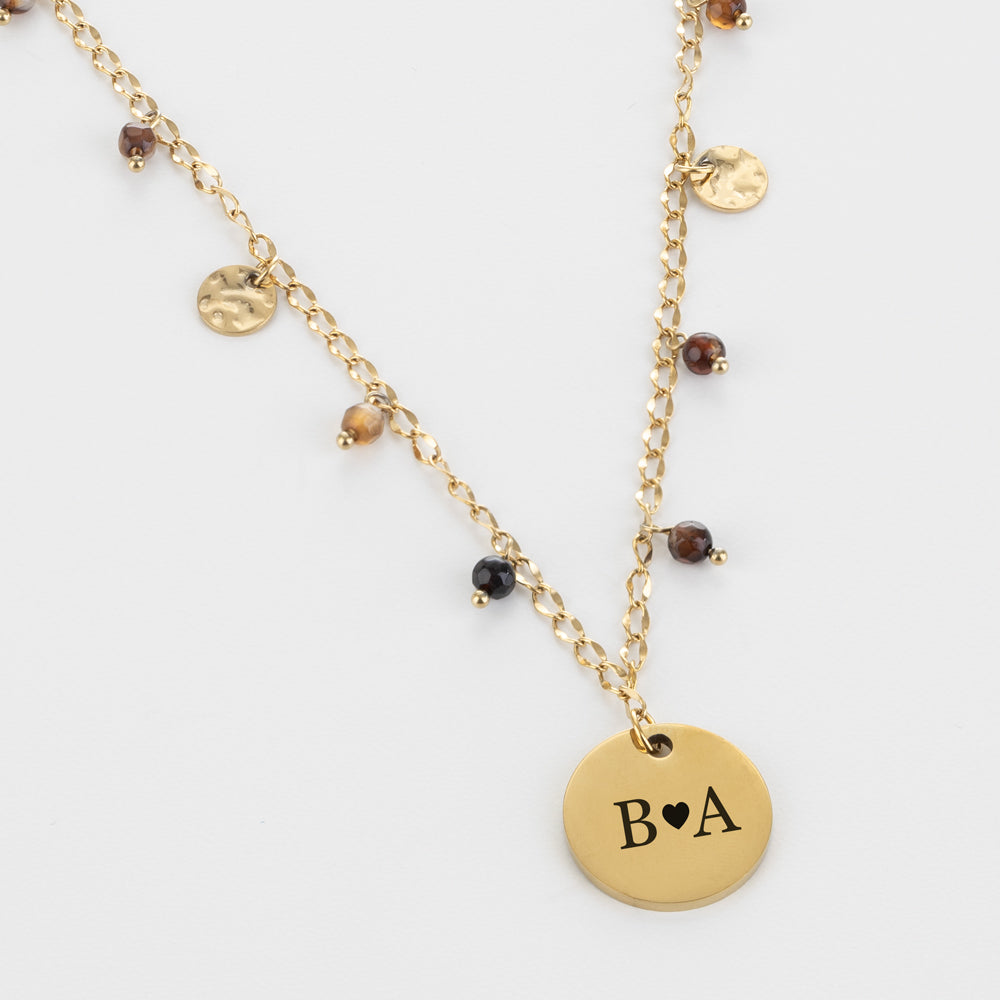 Collar-personalizado-Alice-beige-detalle