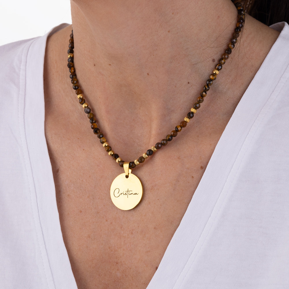 Collar-personalizado-Charlotte-marron-life