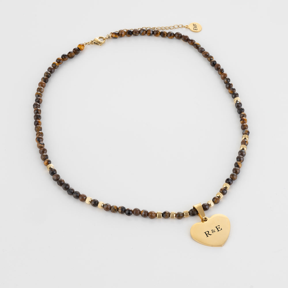 Collar-personalizado-Charlotte-marron