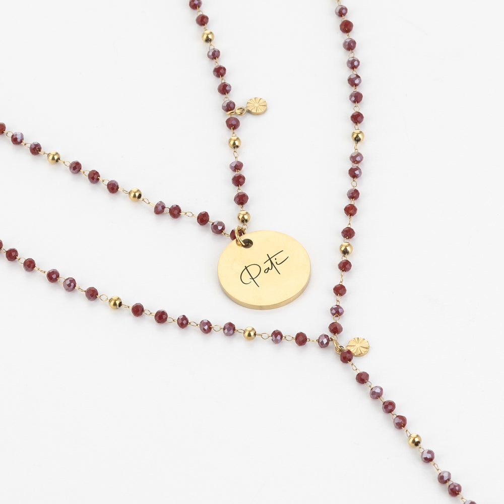 Collar-personalizado-Kirsten-granate-detalle