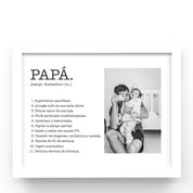 Cuadro-personalizado-Diccionario-foto-papa