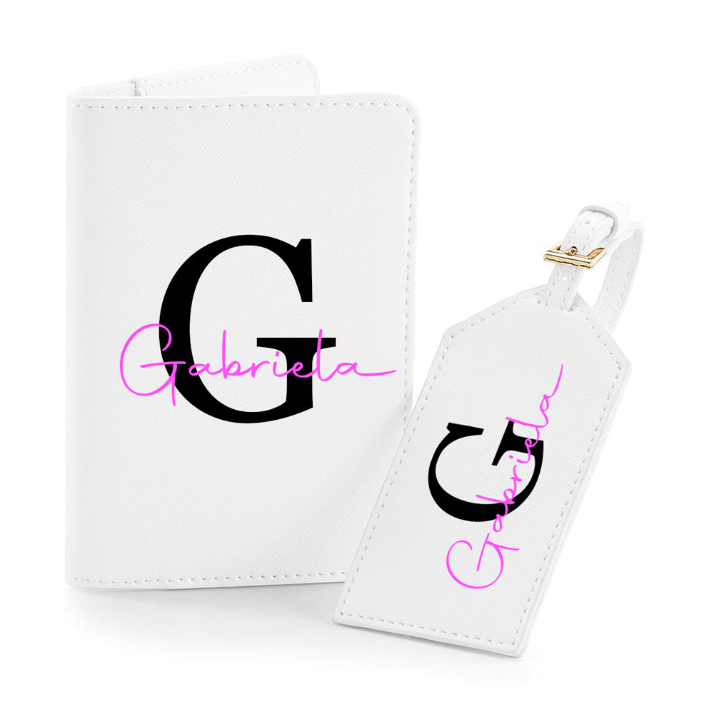 Funda-pasaporte-identificador-maleta-personalizados-Paris-blanco-inicial-nombre-encima
