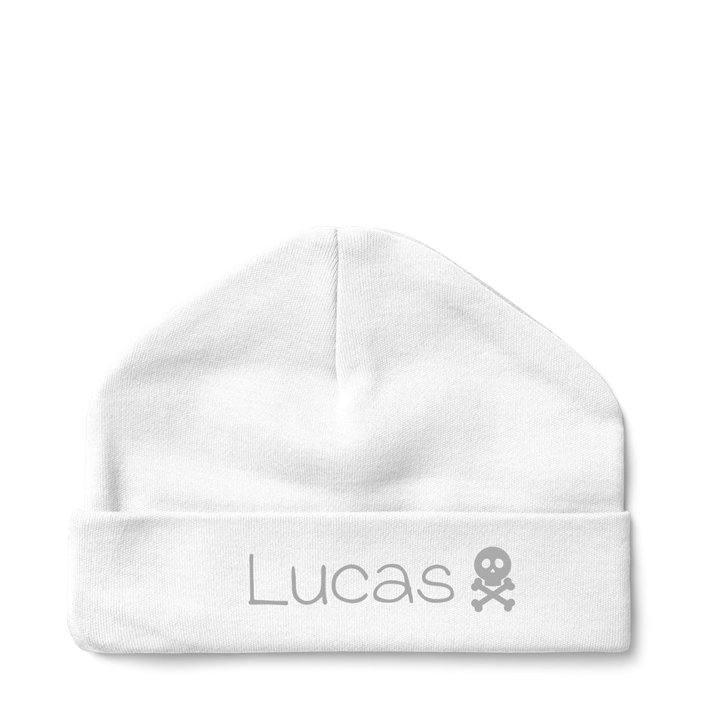 Gorrito-personalizado-bebe-blanco-calavera