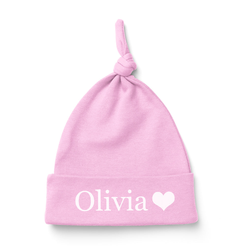 Gorrito-personalizado-nudo-bebe-rosa-corazon