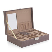 Joyero-relojero-personalizado-terciopelo-topo-abierto