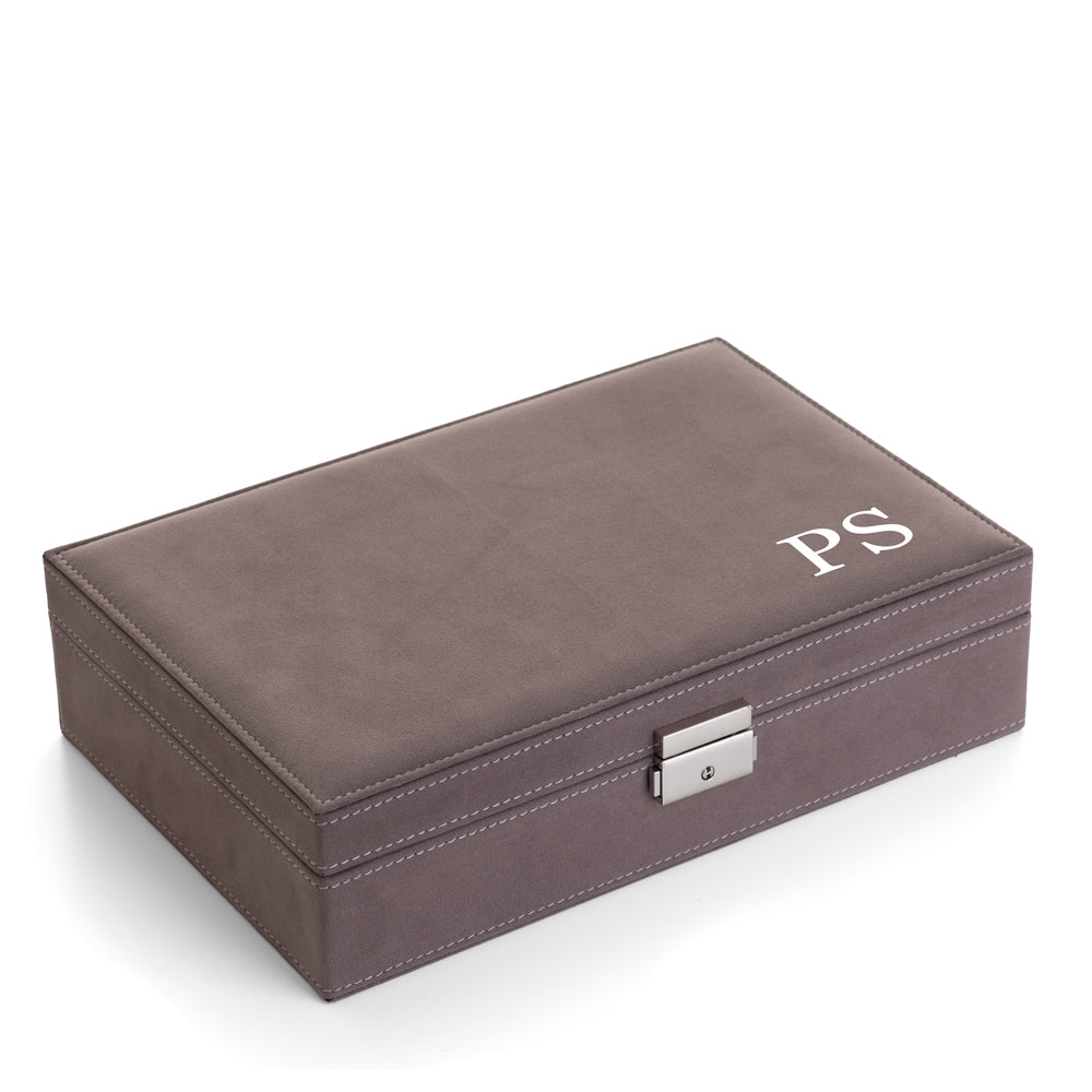 Joyero-relojero-personalizado-terciopelo-topo-nombre
