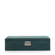 Joyero-relojero-personalizado-terciopelo-verde