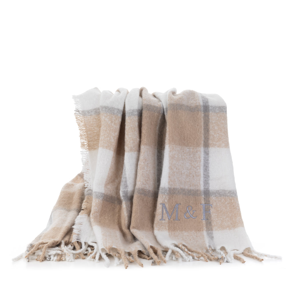 Manta-personalizada-mohair-cuadros-beige