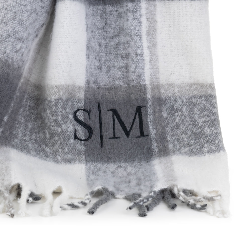 Manta-personalizada-mohair-cuadros-gris-detalle
