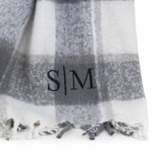 Manta-personalizada-mohair-cuadros-gris-detalle