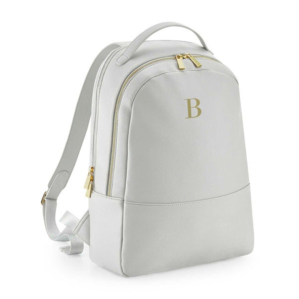 Mochila-personalizada-Paris-gris-inicial-5cm