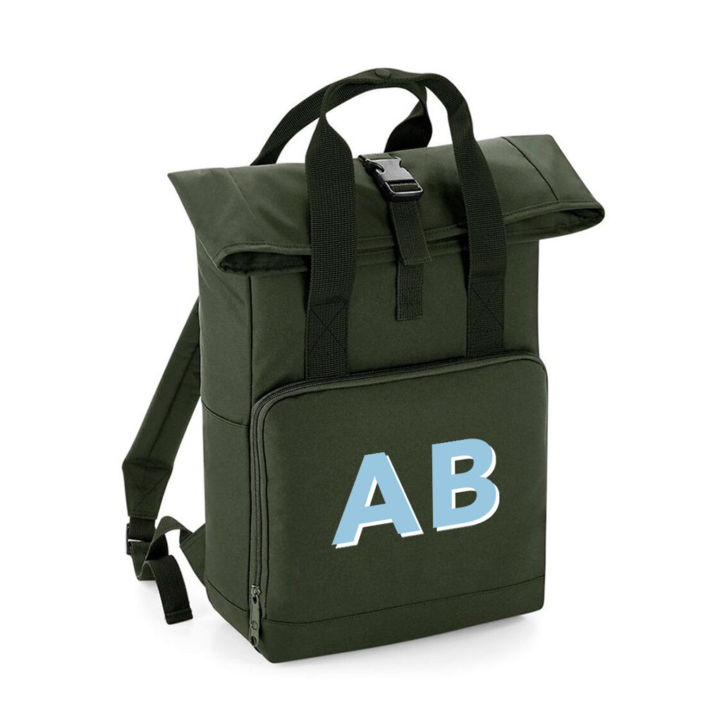 MOCHILA PERSONALIZADA VERMONT - INICIALES SOMBRA