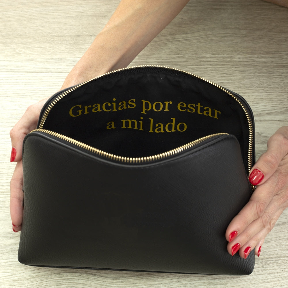 Neceser-personalizado-Paris-negro-mensaje-interior