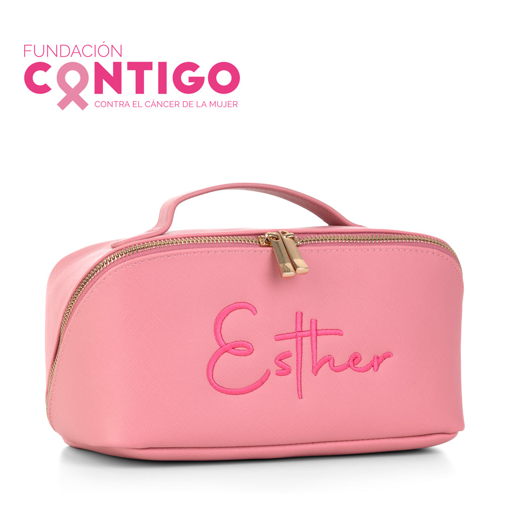 Neceser-personalizado-paris-lux-rosa-chicle-bordado-3