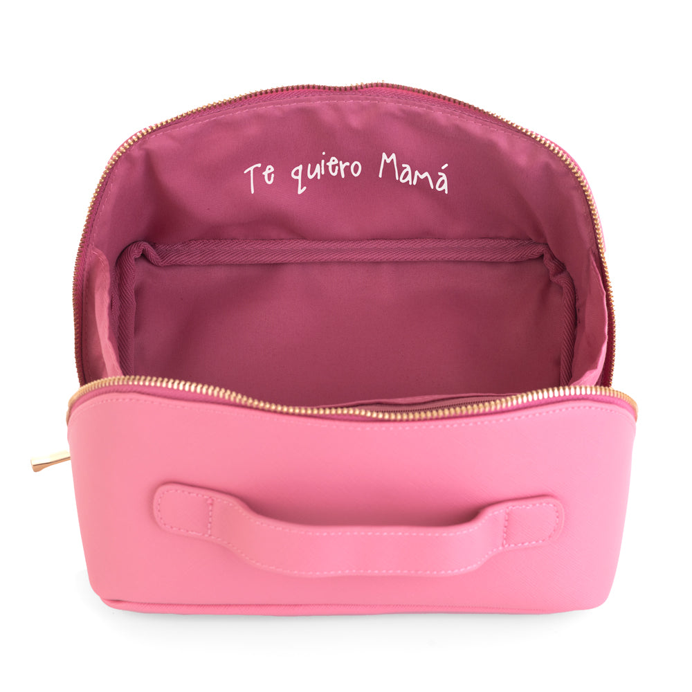 Neceser-personalizado-paris-lux-rosa-chicle-mensaje-interior