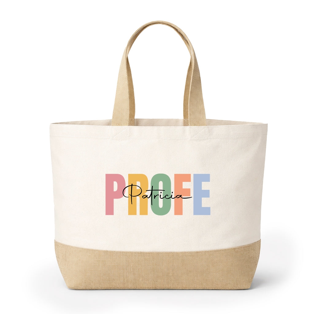 BOLSA PERSONALIZADA SANTORINI PROFE