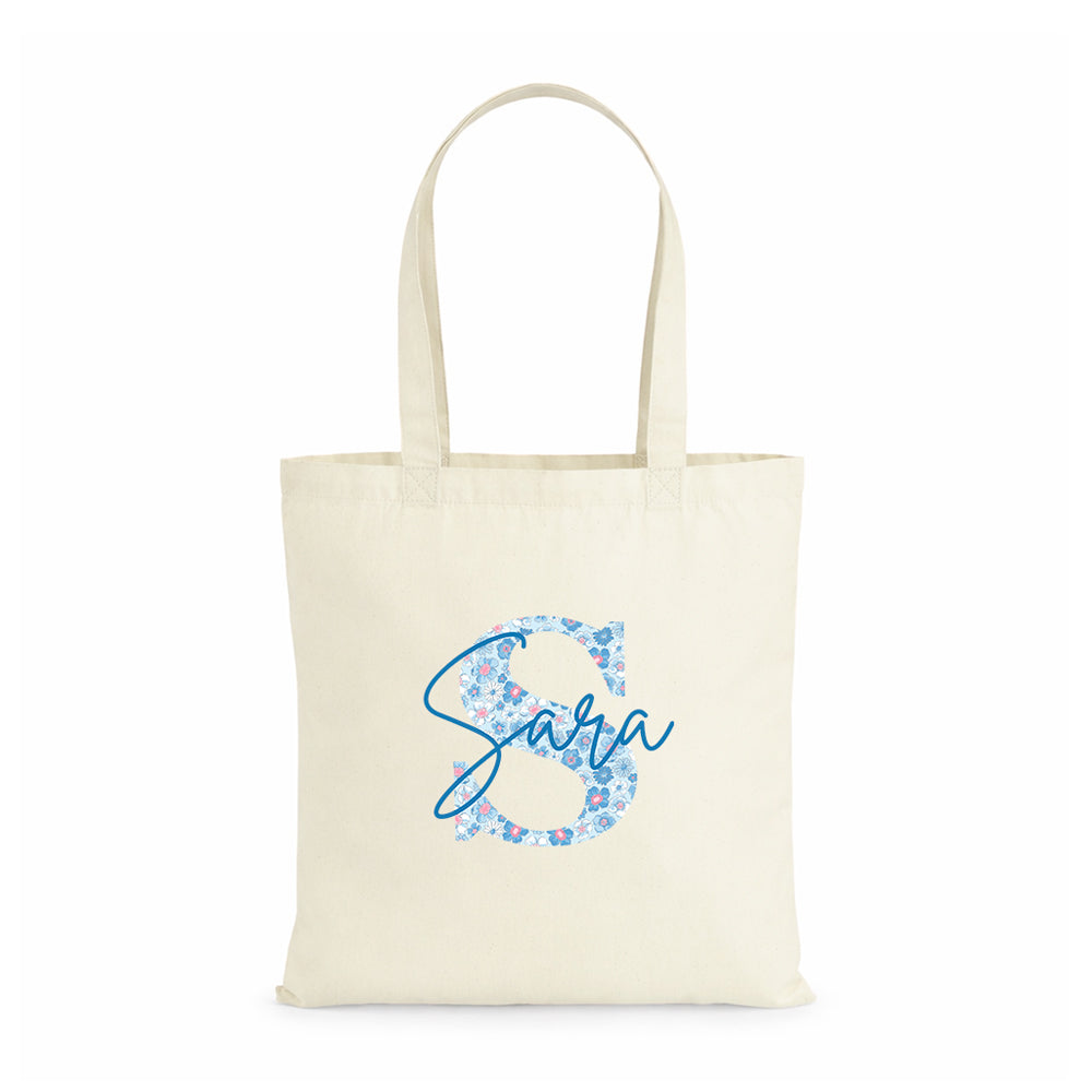 BOLSA PERSONALIZADA TOTE ALGODÓN LIBERTY