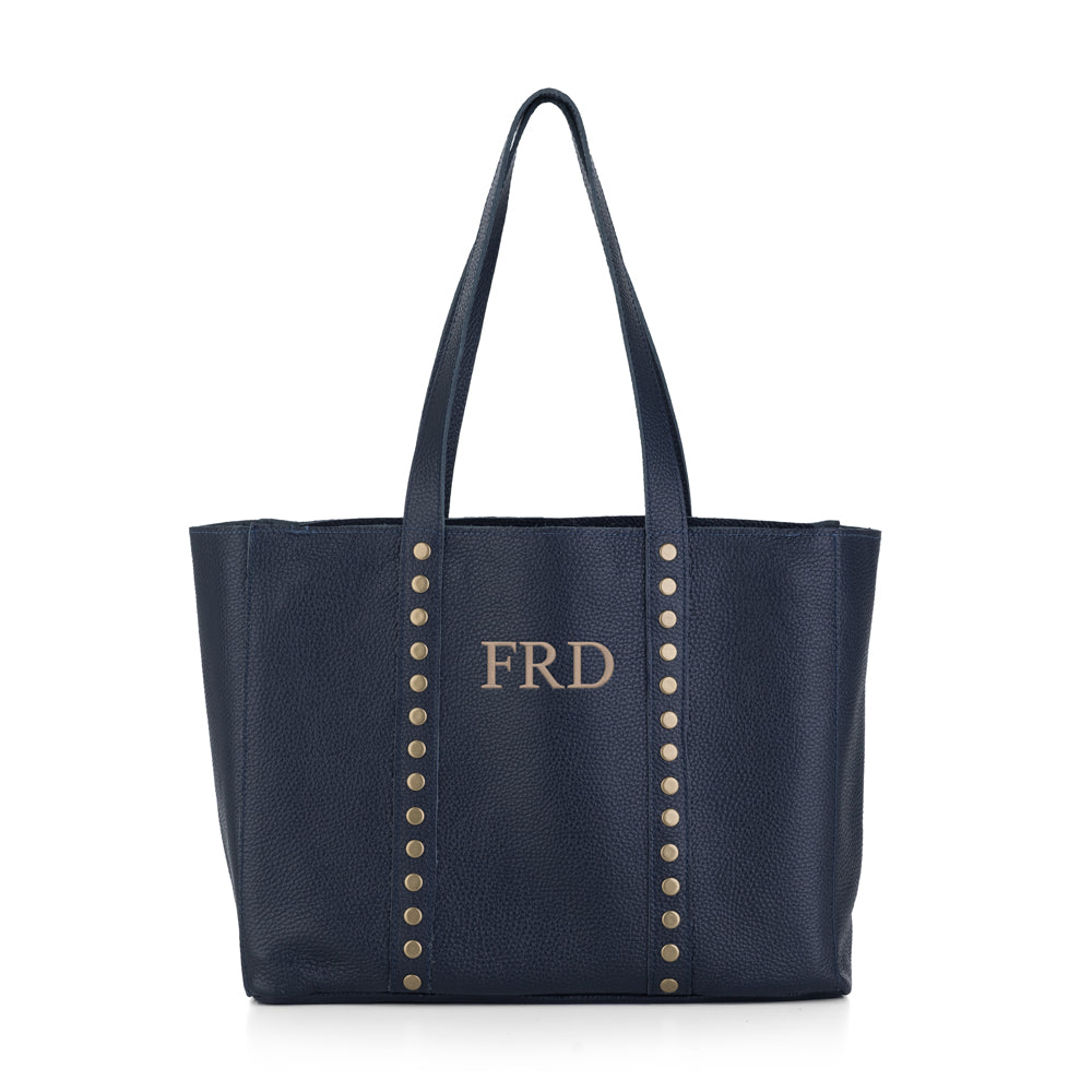 BOLSO PIEL PERSONALIZADO AMAK TACHUELAS CITY