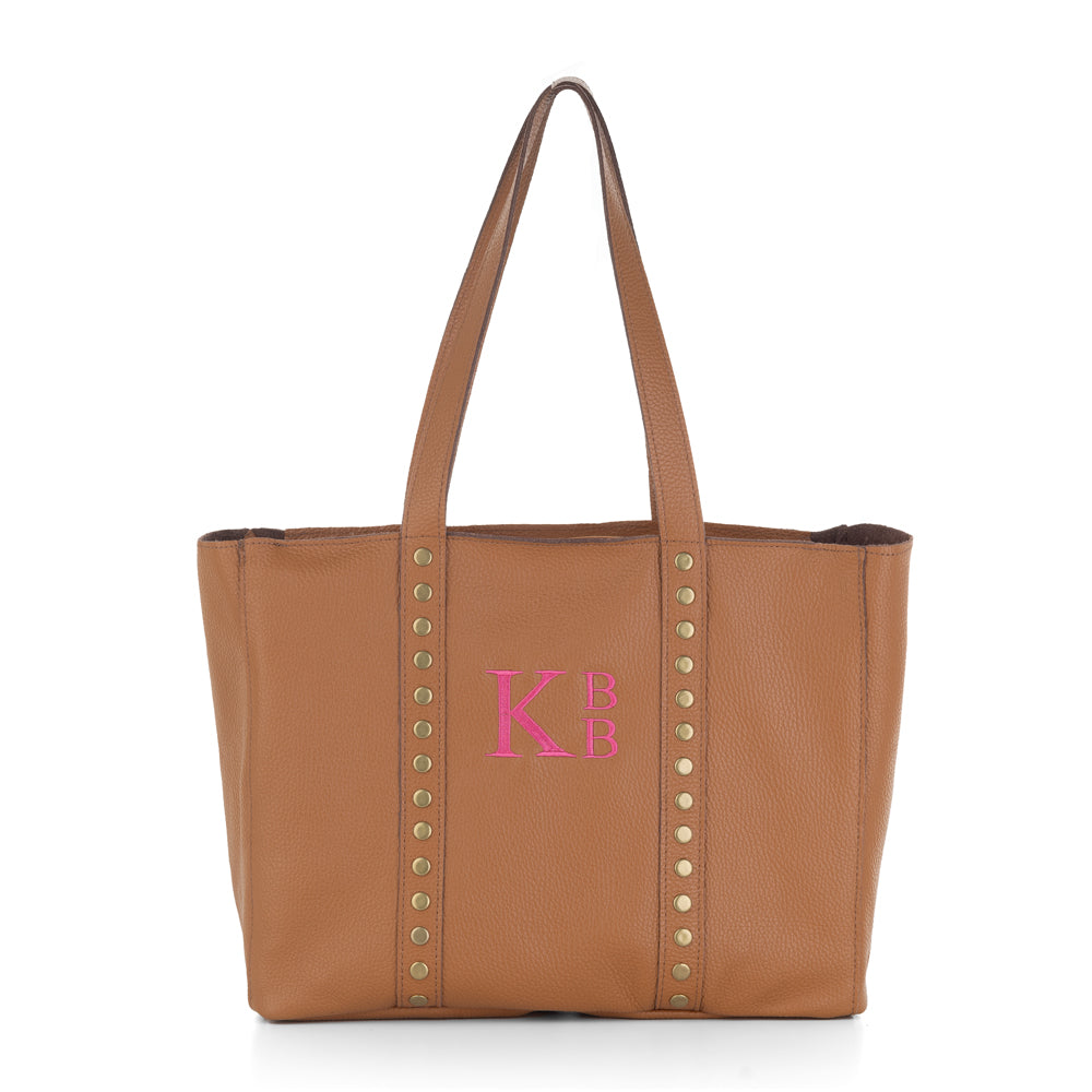 BOLSO PIEL PERSONALIZADO AMAK TACHUELAS CITY