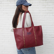 BOLSO PIEL PERSONALIZADO AMAK TACHUELAS CITY