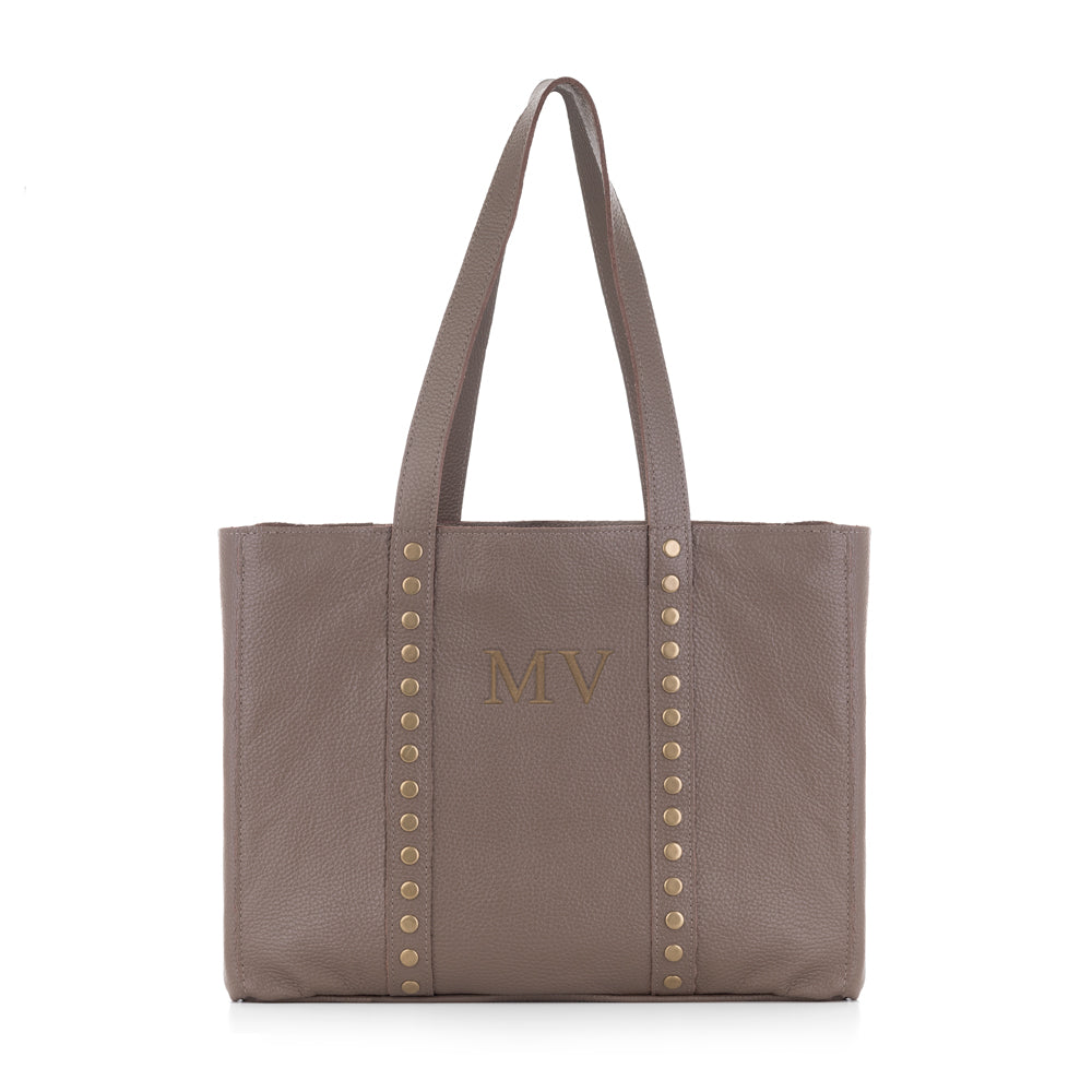 BOLSO PIEL PERSONALIZADO AMAK TACHUELAS CITY