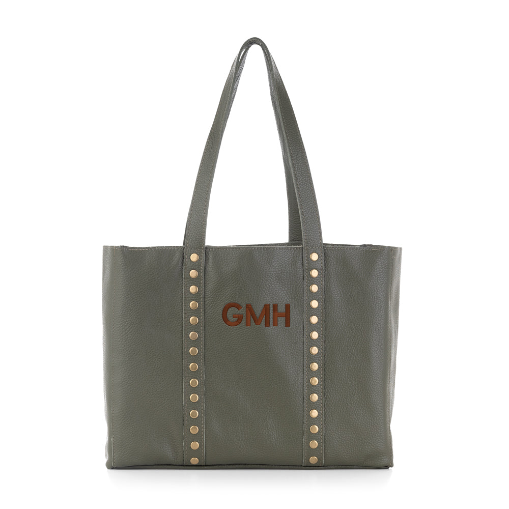 BOLSO PIEL PERSONALIZADO AMAK TACHUELAS CITY