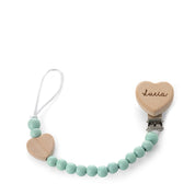 CHUPETERO PERSONALIZADO MADERA CORAZÓN