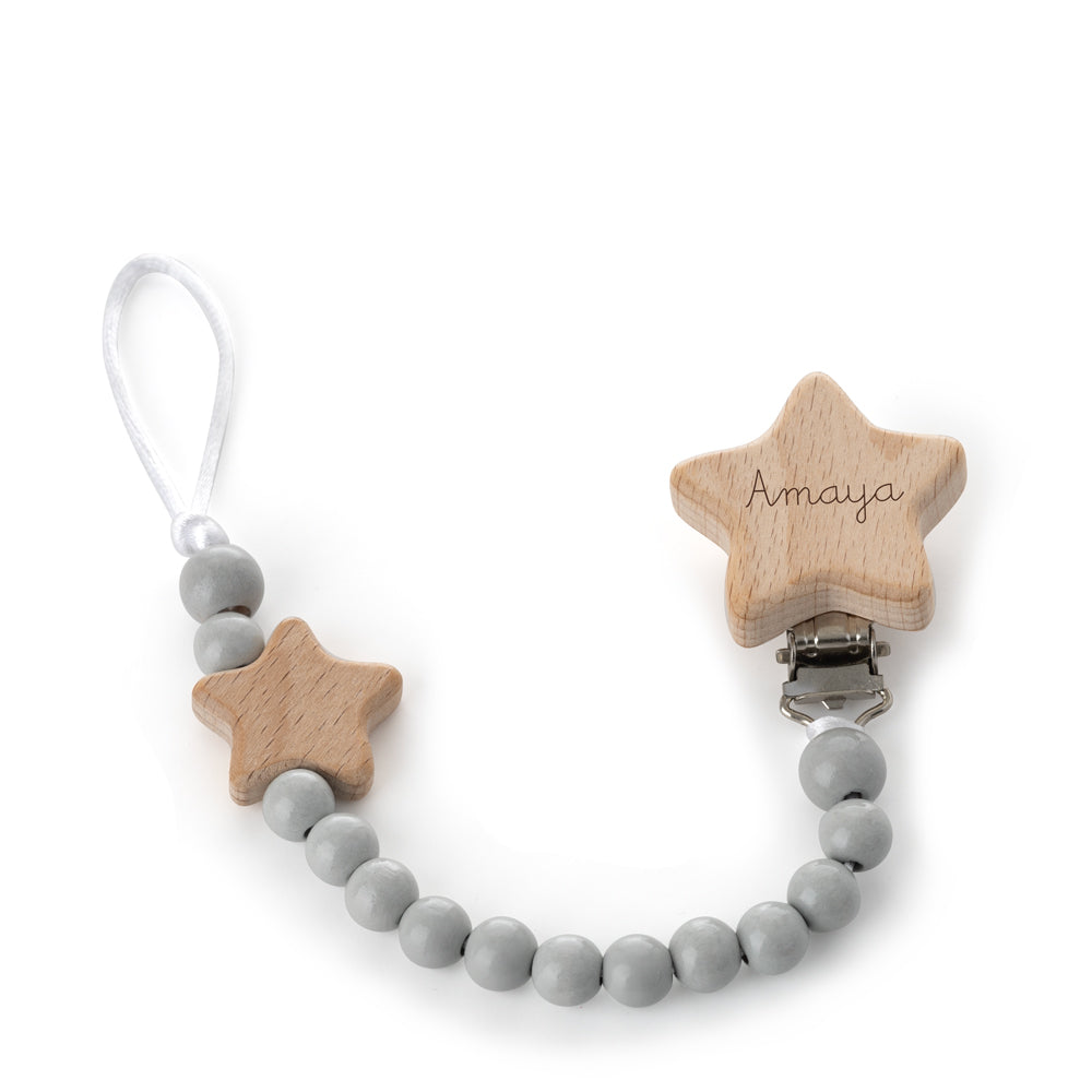 CHUPETERO PERSONALIZADO MADERA ESTRELLA