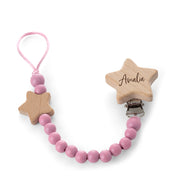 CHUPETERO PERSONALIZADO MADERA ESTRELLA