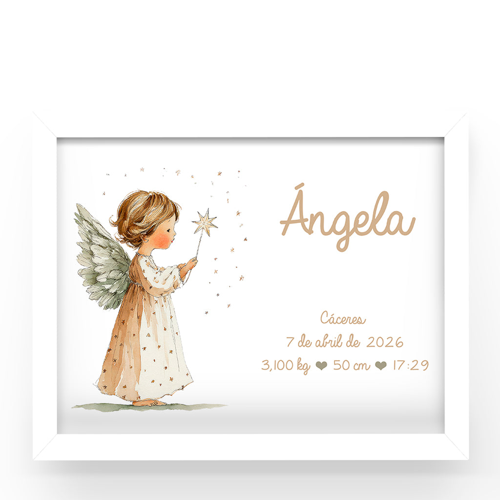 CUADRO PERSONALIZADO NATALICIO ANGELITO