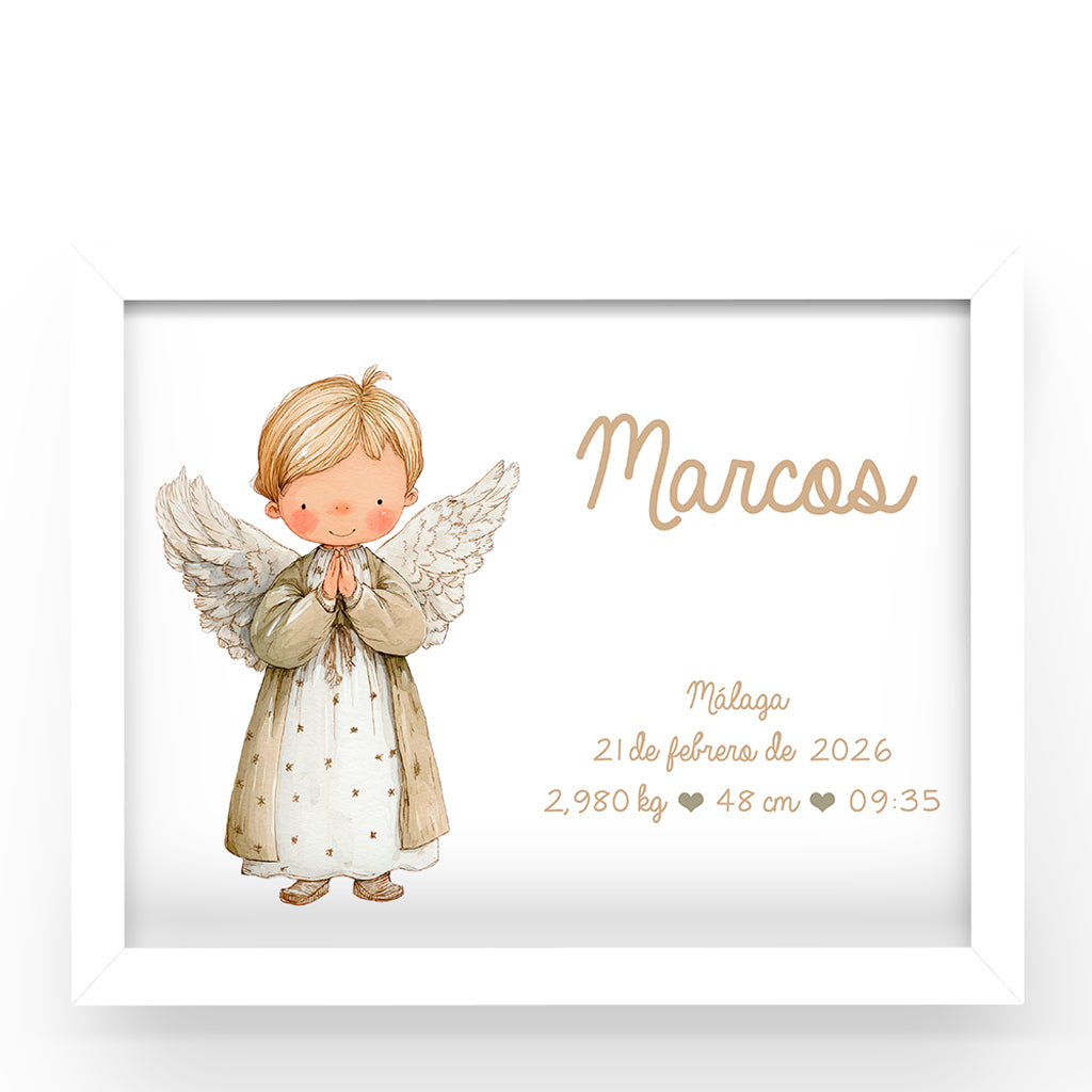 CUADRO PERSONALIZADO NATALICIO ANGELITO