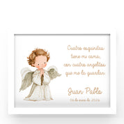 CUADRO PERSONALIZADO ANGELITO ORACIÓN
