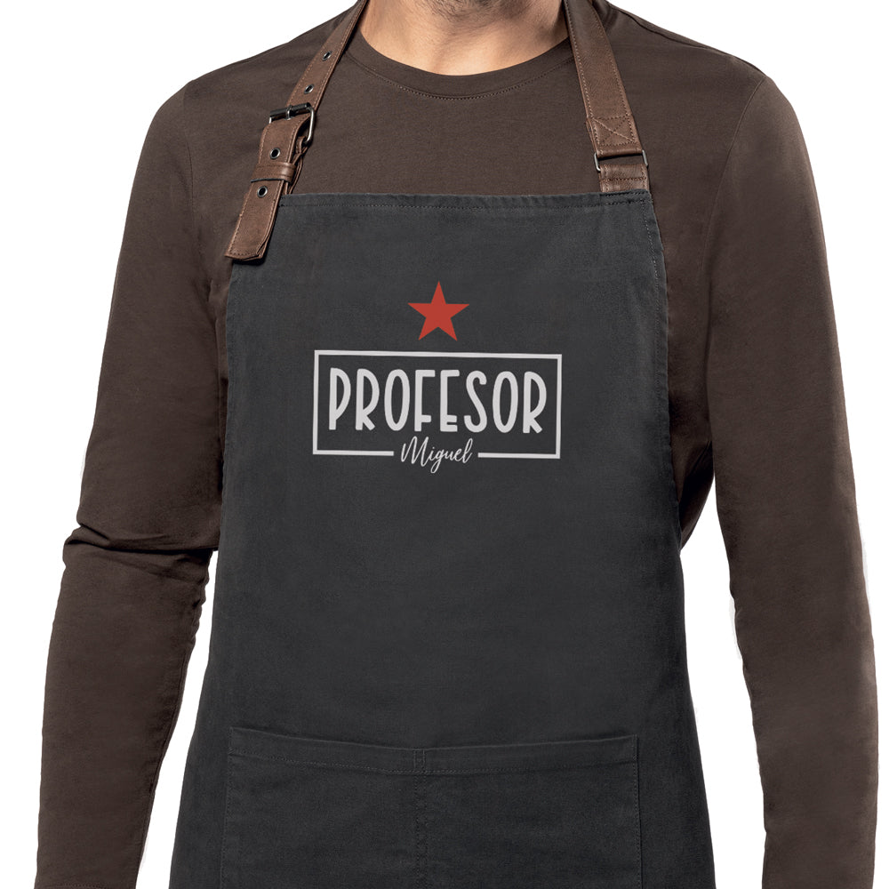 DELANTAL VINTAGE PERSONALIZADO PROFE