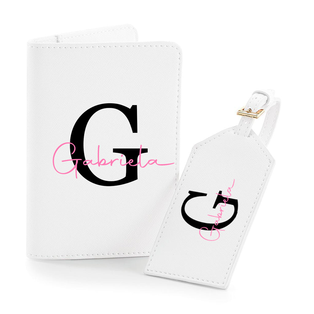 FUNDA PASAPORTE E IDENTIFICADOR MALETA PERSONALIZADOS PARÍS